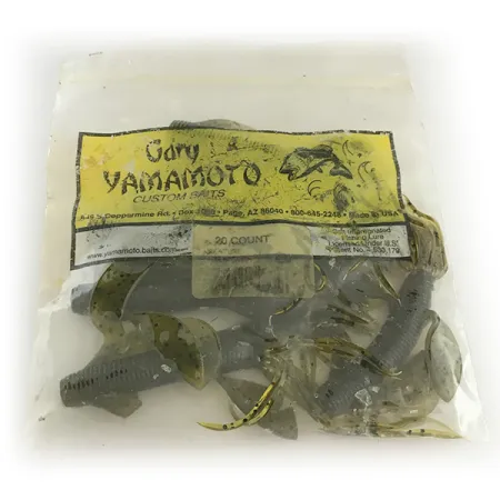 Gary Yamamoto Yamamoto Kreature , силікон, 5 шт., Green Pumpking , до рибалки #6666