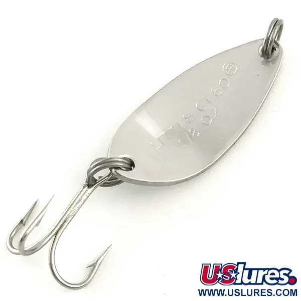  Acme Little Cleo, нікель/зелений, 3,5 г, блесна коливалка (колебалка) #6675