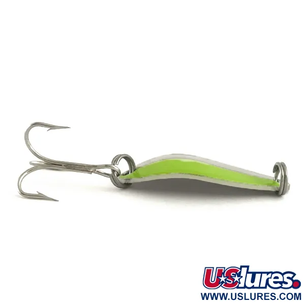  Acme Little Cleo, нікель/зелений, 3,5 г, блесна коливалка (колебалка) #6675