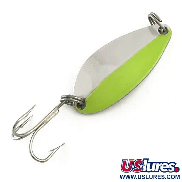  Acme Little Cleo, нікель/зелений, 3,5 г, блесна коливалка (колебалка) #6675