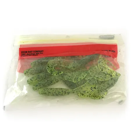 Zoom Fat Albert Grub, силікон (10 шт.), Chartreuse Pepper, до рибалки #6678
