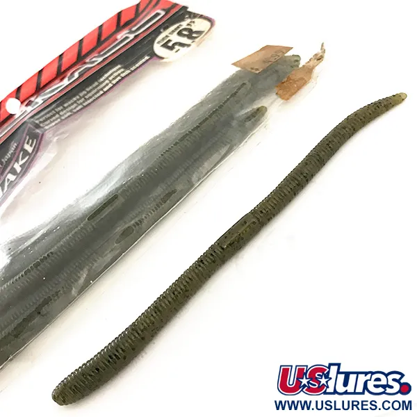  Jackall Flick Shake Worm, силікон 7 шт., Green Pumpking Pepper, , до рибалки #6679