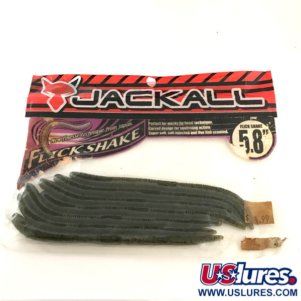 Jackall Flick Shake Worm, силікон 7 шт.