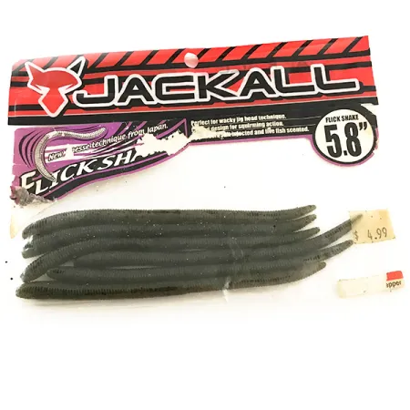 Jackall Flick Shake Worm, силікон