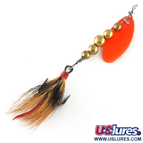 Renosky Lures Swiss Swing UV (світиться в ультрафіолеті), неоновий помаранчевий UV - світиться в ультрафіолеті, 2,6 г, блешня оберталка (вертушка) #6688