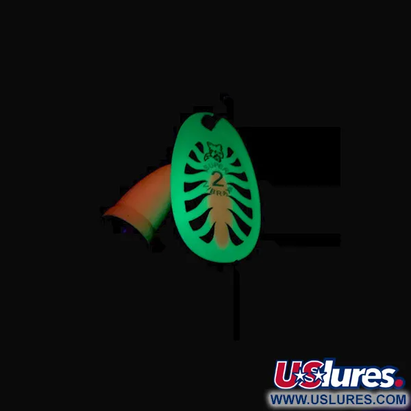  Blue Fox Super Vibrax 2 UV (світиться в ультрафіолеті), неоновий жовтий, 6 г, блешня оберталка (вертушка) #6693