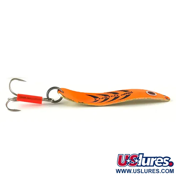  Mepps Syclops 2 UV (світиться в ультрафіолеті), неоновий помаранчевий/золото, 17 г, блесна коливалка (колебалка) #6697