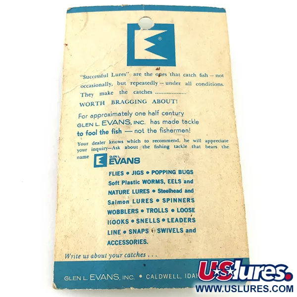 Loco 2 Glen Evans UV (світиться в ультрафіолеті), жовтий UV - світиться в ультрафіолеті, 7 г, блесна коливалка (колебалка) #6700