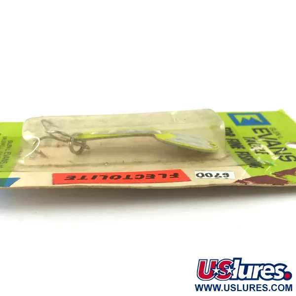 Loco 2 Glen Evans UV (світиться в ультрафіолеті), жовтий UV - світиться в ультрафіолеті, 7 г, блесна коливалка (колебалка) #6700