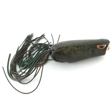 SPRO Dean Rojas Bronzeye Frog Popper, чорний, 14 г, воблер #6710
