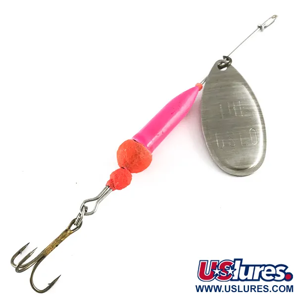 Mishawaka Lure The OSLO Spinner Mishawaka UV (світиться в ультрафіолеті), нікель, 13 г, блешня оберталка (вертушка) #6714