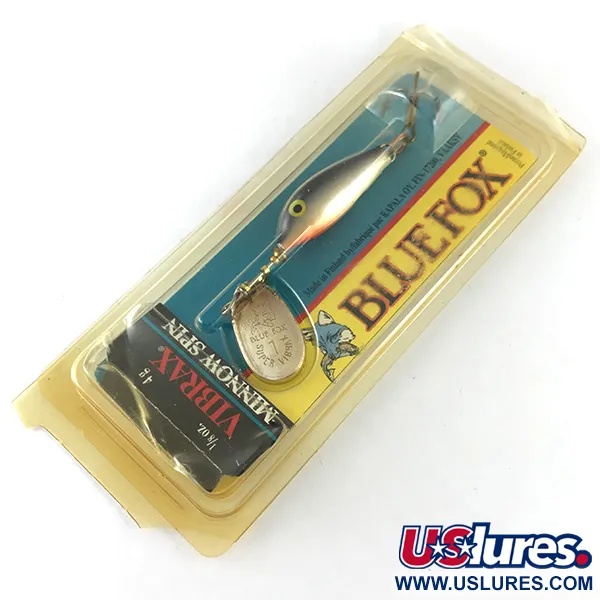  Blue Fox Vibrax Minnow Spin 1, срібло, 4 г, воблер #6718