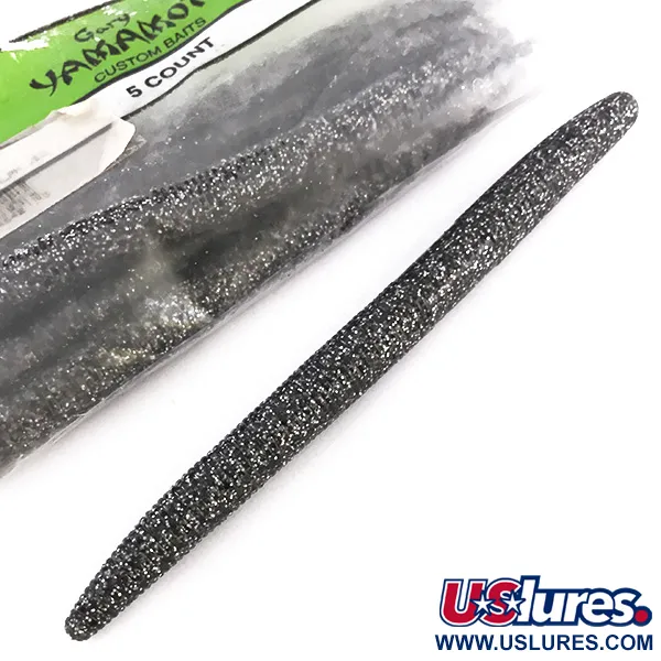 Gary Yamamoto Yamamoto Fat Senko, силікон, 6 шт., Сріблястий гліттер, , до рибалки #6719