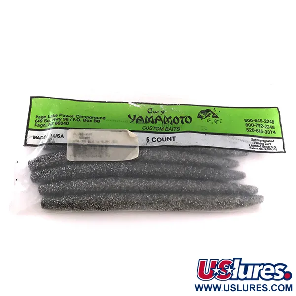 Gary Yamamoto Yamamoto Fat Senko, силікон, 6 шт., Сріблястий гліттер, , до рибалки #6719