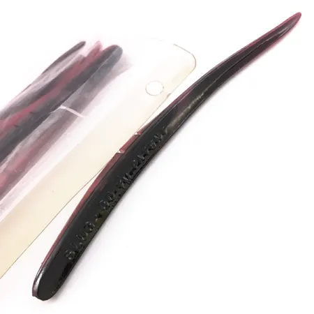 Lunker City Slug-Go, червоний/чорний, до рибалки #6720