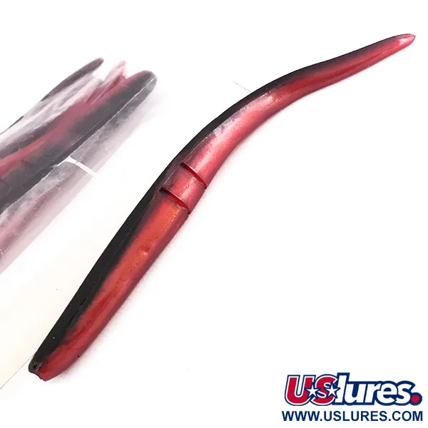  Lunker City Slug-Go, червоний/чорний, , до рибалки #6720