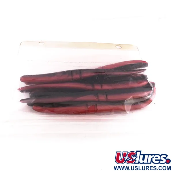  Lunker City Slug-Go, червоний/чорний, , до рибалки #6720