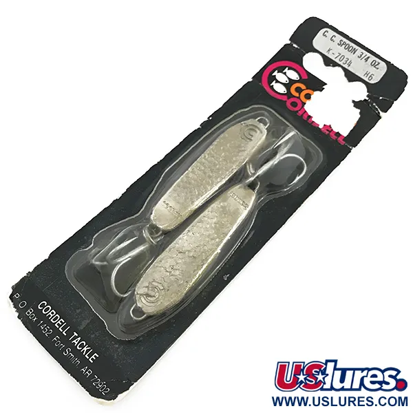  Cotton Cordell СС Spoon, срібло, 21 г, блесна коливалка (колебалка) #6725