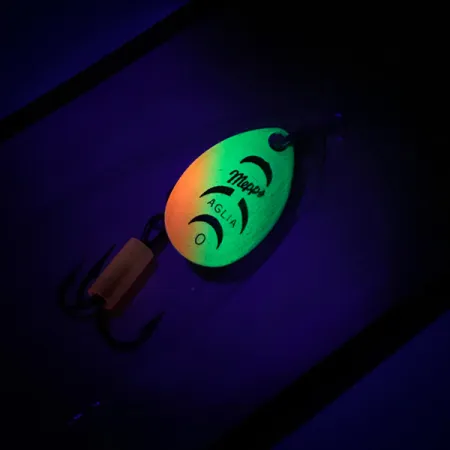 Mepps Aglia 0, Fire Tiger, 2,5 г, блешня оберталка (вертушка) #6744