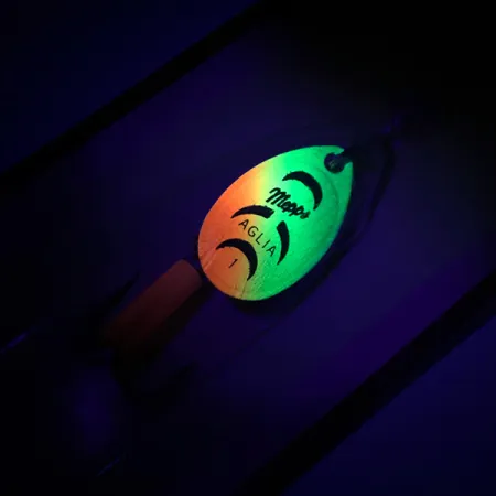 Mepps Aglia 1, Fire Tiger, 3,5 г, блешня оберталка (вертушка) #6745