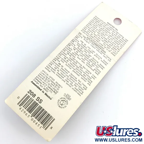 Yakima Bait Worden’s Original Rooster Tail, золото, 3,6 г, блешня оберталка (вертушка) #6746