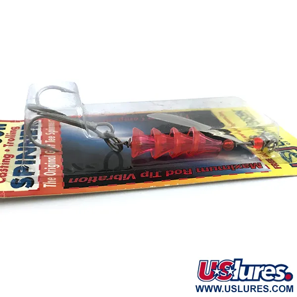 Luhr Jensen TEE Spoon 4, нікель/рожевий, 10 г, блешня оберталка (вертушка) #6749