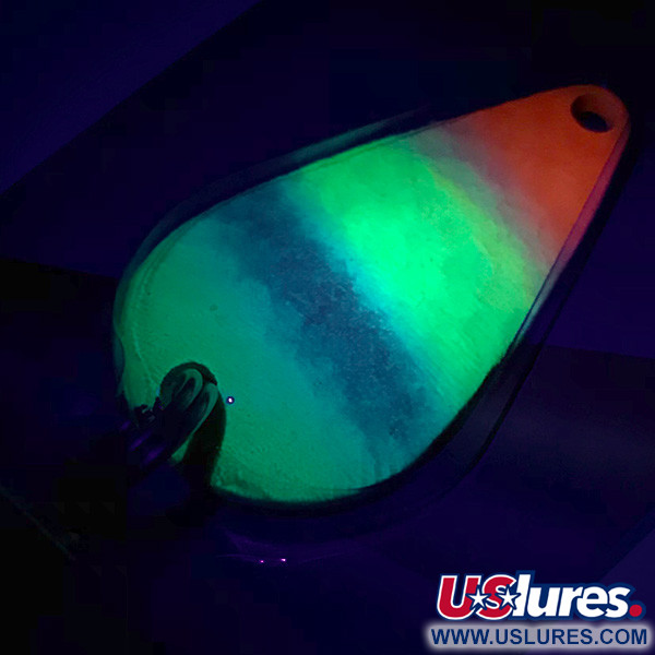 Rainbow Plastics Steelhead UV (світиться в ультрафіолеті), райдужний, 14 г, блесна коливалка (колебалка) #6752
