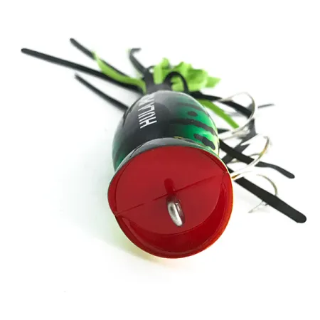 Fred Arbogast Hula Popper, Fire Tiger, 10 г, воблер #6760