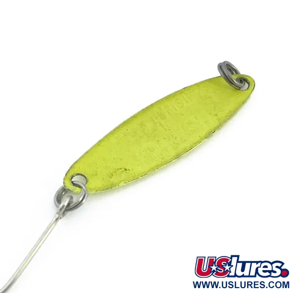 Luhr Jensen Needlefish 1 UV (світиться в ультрафіолеті), Шартрез, 2 г, блесна коливалка (колебалка) #6764