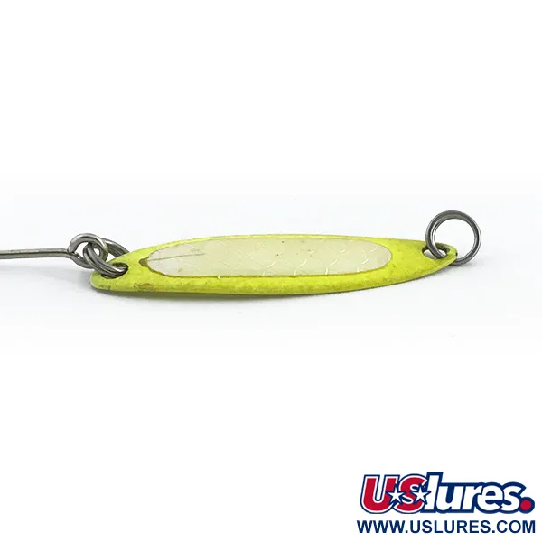 Luhr Jensen Needlefish 1 UV (світиться в ультрафіолеті), Шартрез, 2 г, блесна коливалка (колебалка) #6764