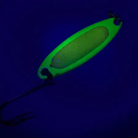 Luhr Jensen Needlefish 1 UV (світиться в ультрафіолеті), Шартрез, 2 г, блесна коливалка (колебалка) #6764