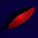 Luhr Jensen Krocodile Stubby UV (світиться в ультрафіолеті), нікель/червоний, 14 г, блесна коливалка (колебалка) #6768