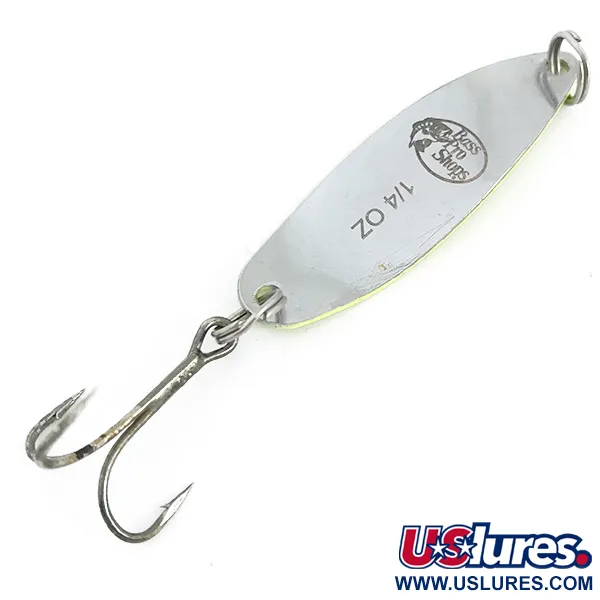  Bass Pro Shops Demon Dancer, Шартрез/нікель, 7 г, блесна коливалка (колебалка) #6771