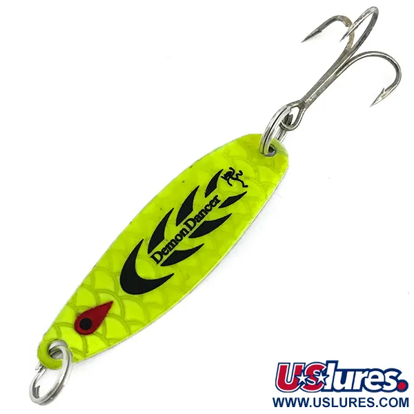  Bass Pro Shops Demon Dancer, Шартрез/нікель, 7 г, блесна коливалка (колебалка) #6771