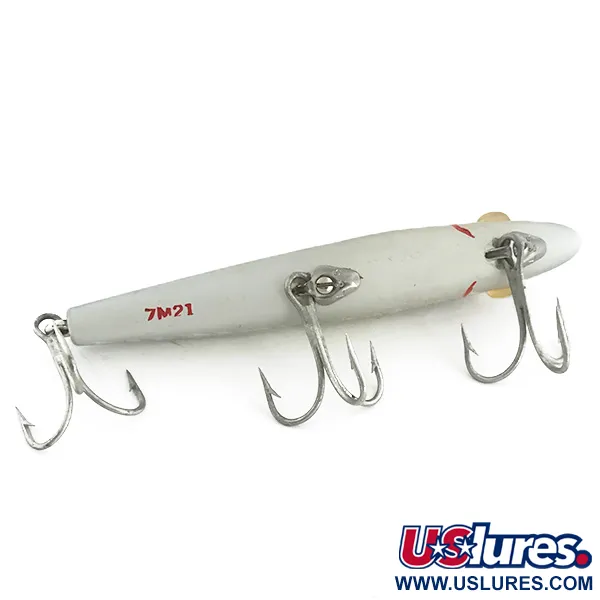 L&S Bait Mirro lure L&S Bait Company MirrOlure Bass-master model 7M21, срібло/чорний/червоний, 11 г, воблер #6787