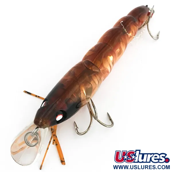 Yo-Zuri/Duel Yo-Zuri Crystal 3D Shrimp, Holographic Olive, 12 г, воблер #6791