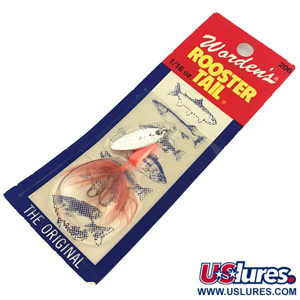 Yakima Bait Worden’s Original Rooster Tail, золото/помаранчевий, 1,7 г, блешня оберталка (вертушка) #6793