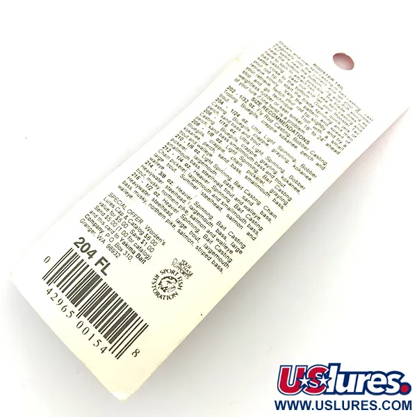 Yakima Bait Worden’s Original Rooster Tail, золото/помаранчевий, 1,7 г, блешня оберталка (вертушка) #6795