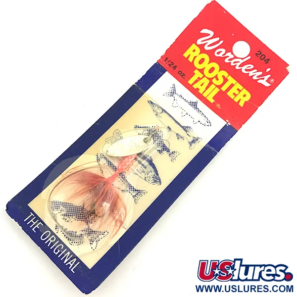 Yakima Bait Worden’s Original Rooster Tail, золото/помаранчевий, 1,7 г, блешня оберталка (вертушка) #6795