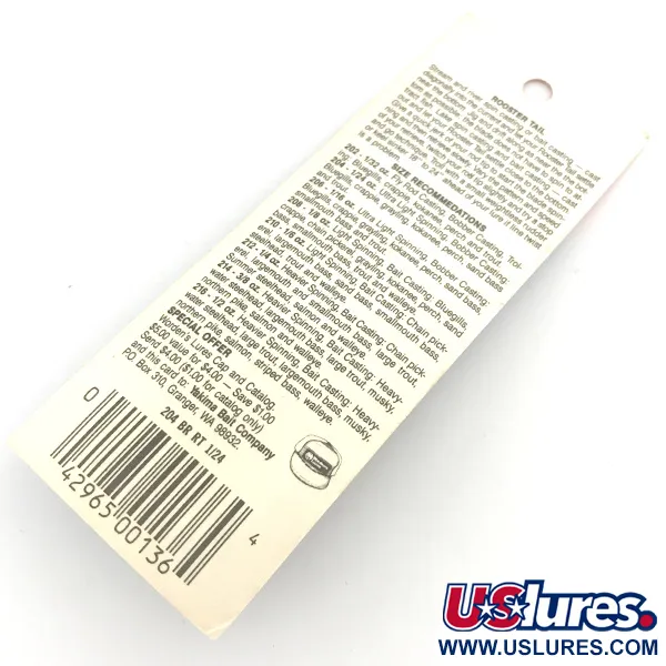 Yakima Bait Worden’s Original Rooster Tail, золото, 1,18 г, блешня оберталка (вертушка) #6796