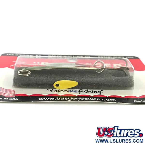 Bay de Noc Do-Jigger 1, нікель/зелений/червоний/жовтий, 5 г, блесна коливалка (колебалка) #6799