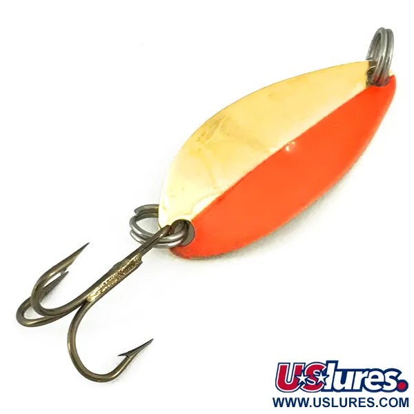  Acme Little Cleo UV (світиться в ультрафіолеті), золото/помаранчевий, 3,5 г, блесна коливалка (колебалка) #6818