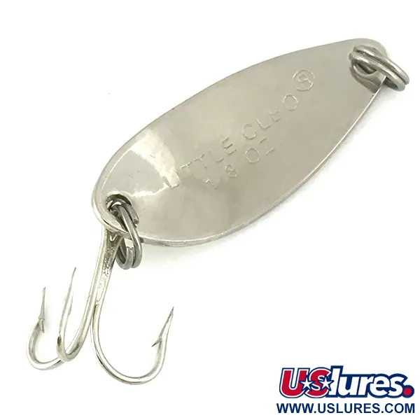  Acme Little Cleo UV (світиться в ультрафіолеті), нікель/зелений, 3,5 г, блесна коливалка (колебалка) #6819