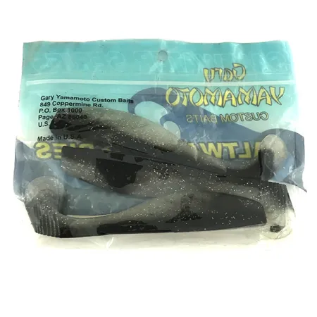 Gary Yamamoto Yamamoto Saltwater series, силікон, 3 шт., Black w/Hologram Belly, до рибалки #6830