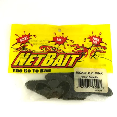 NetBait Netbait Kickin B Chunk, 4 шт., Green Pumpkin, до рибалки #6836