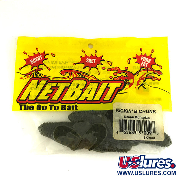 NetBait Netbait Kickin B Chunk, 4 шт., Green Pumpkin, , до рибалки #6836