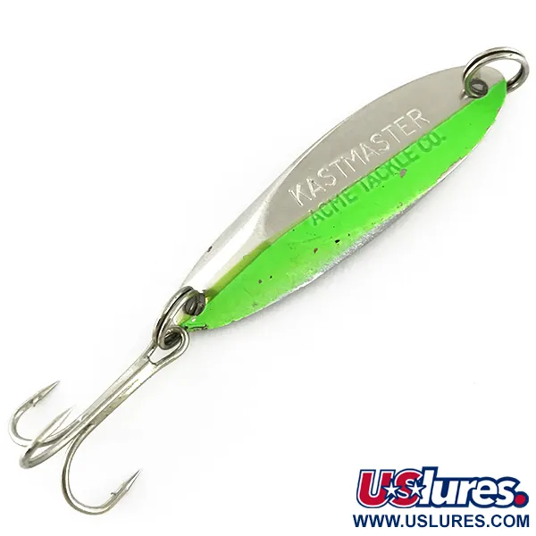 Acme Kastmaster, нікель/зелений, 10,5 г, блесна коливалка (колебалка) #6839