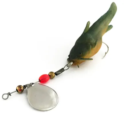Burke BURKE Muddlers Minnow Willow Cat, нікель, 7 г, блешня оберталка (вертушка) #6864