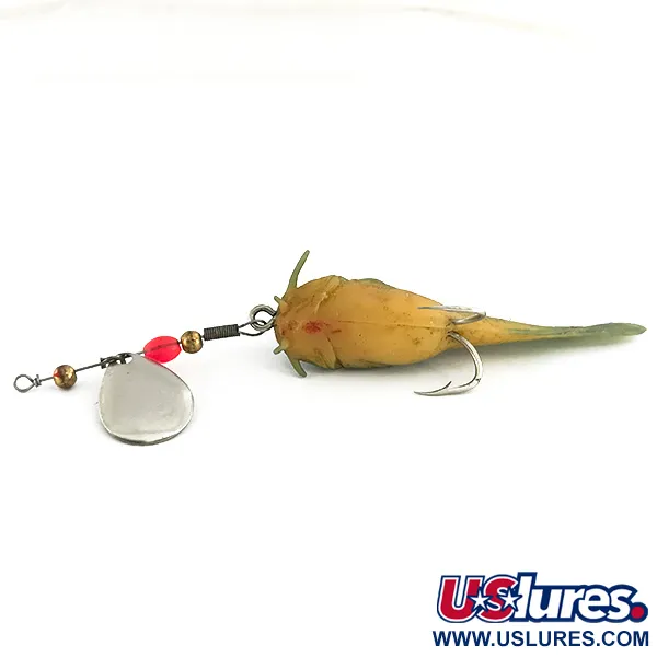 Burke BURKE Muddlers Minnow Willow Cat, нікель, 7 г, блешня оберталка (вертушка) #6864