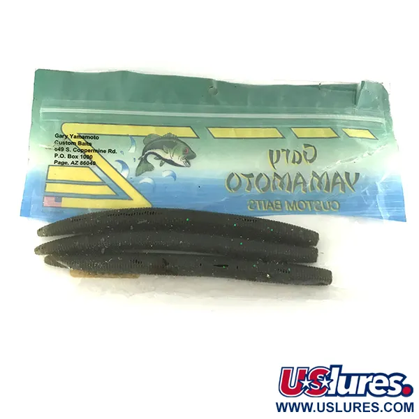 Gary Yamamoto Yamamoto YamaSenko, силікон, 3 шт., Green, , до рибалки #6889